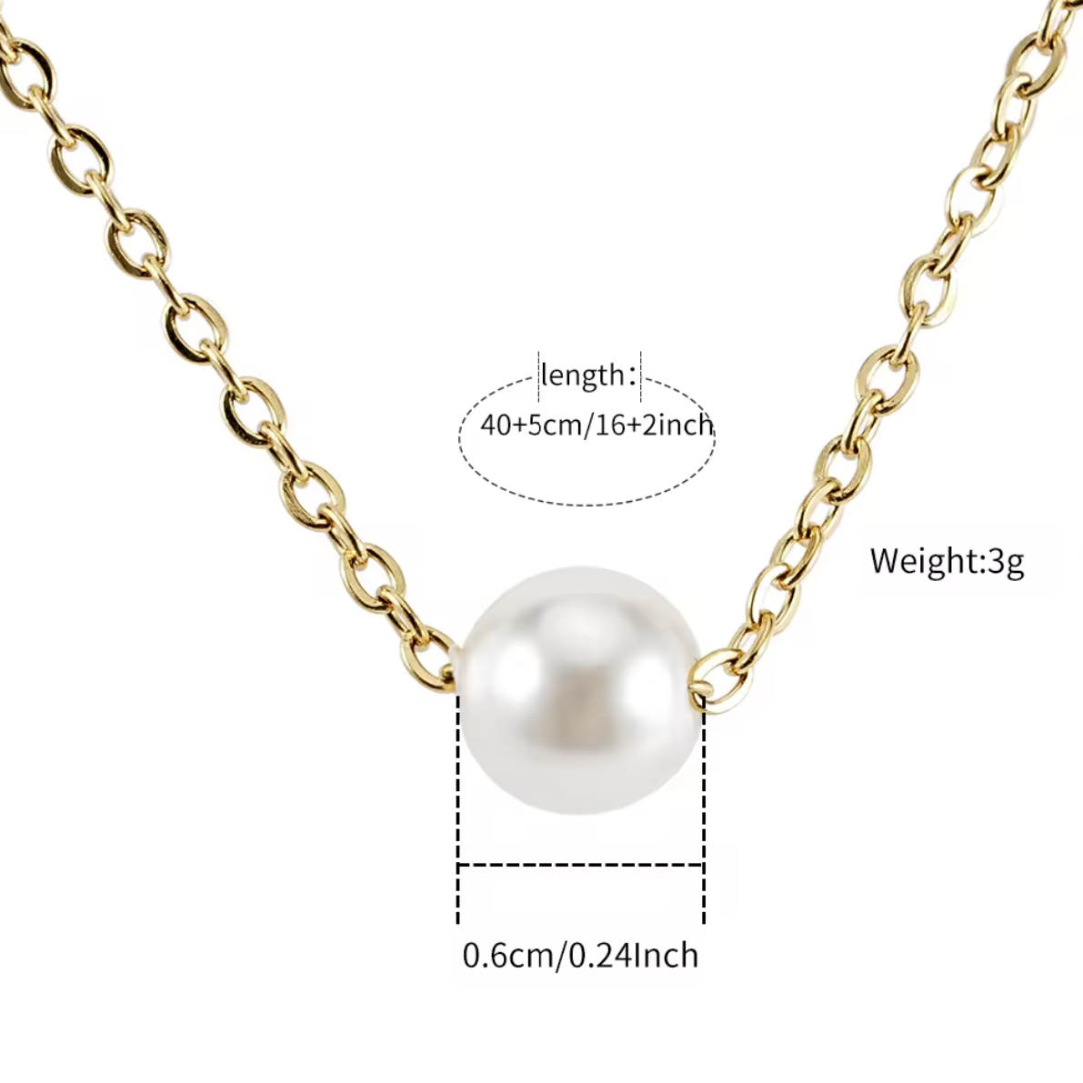 Bamboo Pearl Necklace - VAM Jewelry