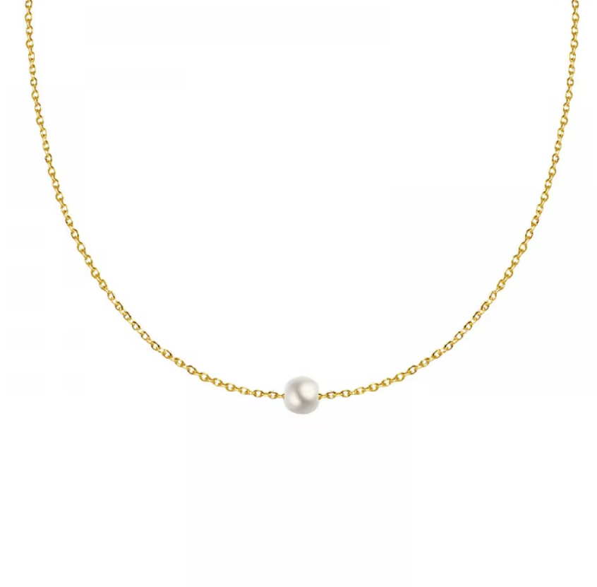Bamboo Pearl Necklace - VAM Jewelry