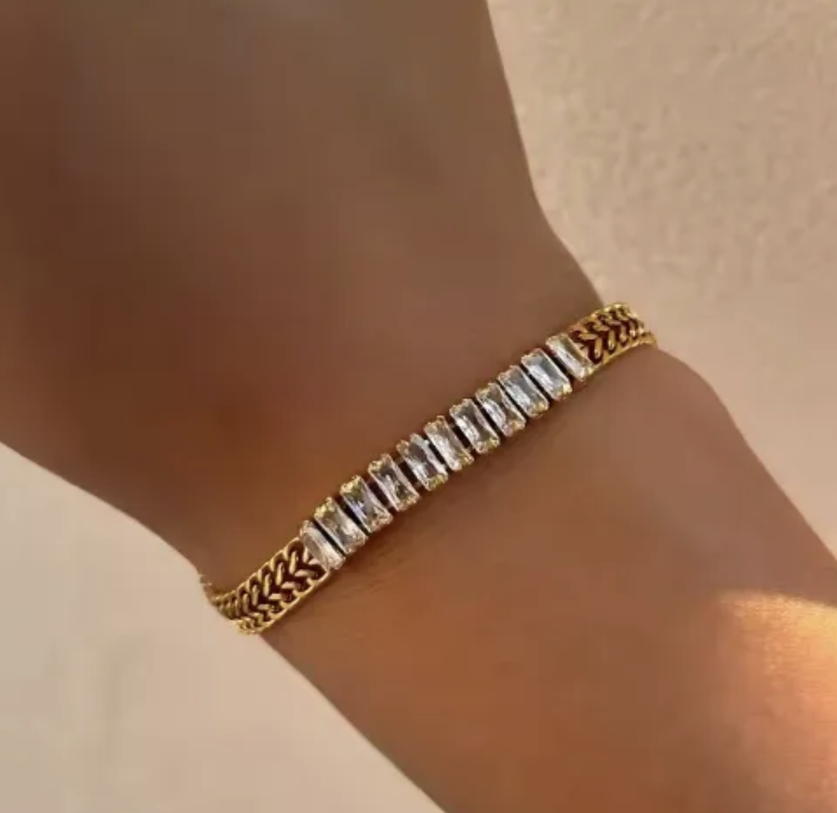 Zircon Cuban Bracelet - VAM Jewelry
