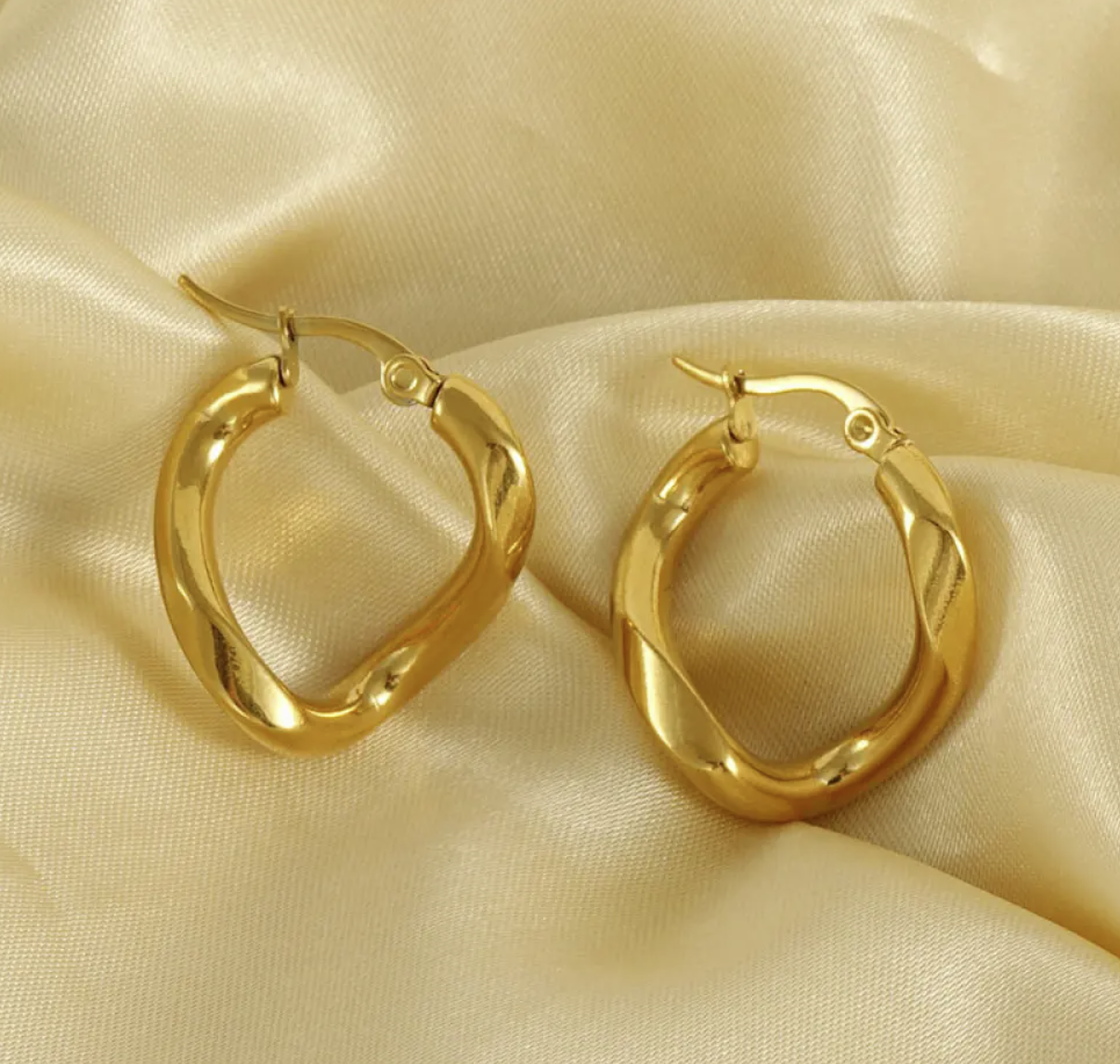 Luna Irregular Hoops - VAM Jewelry