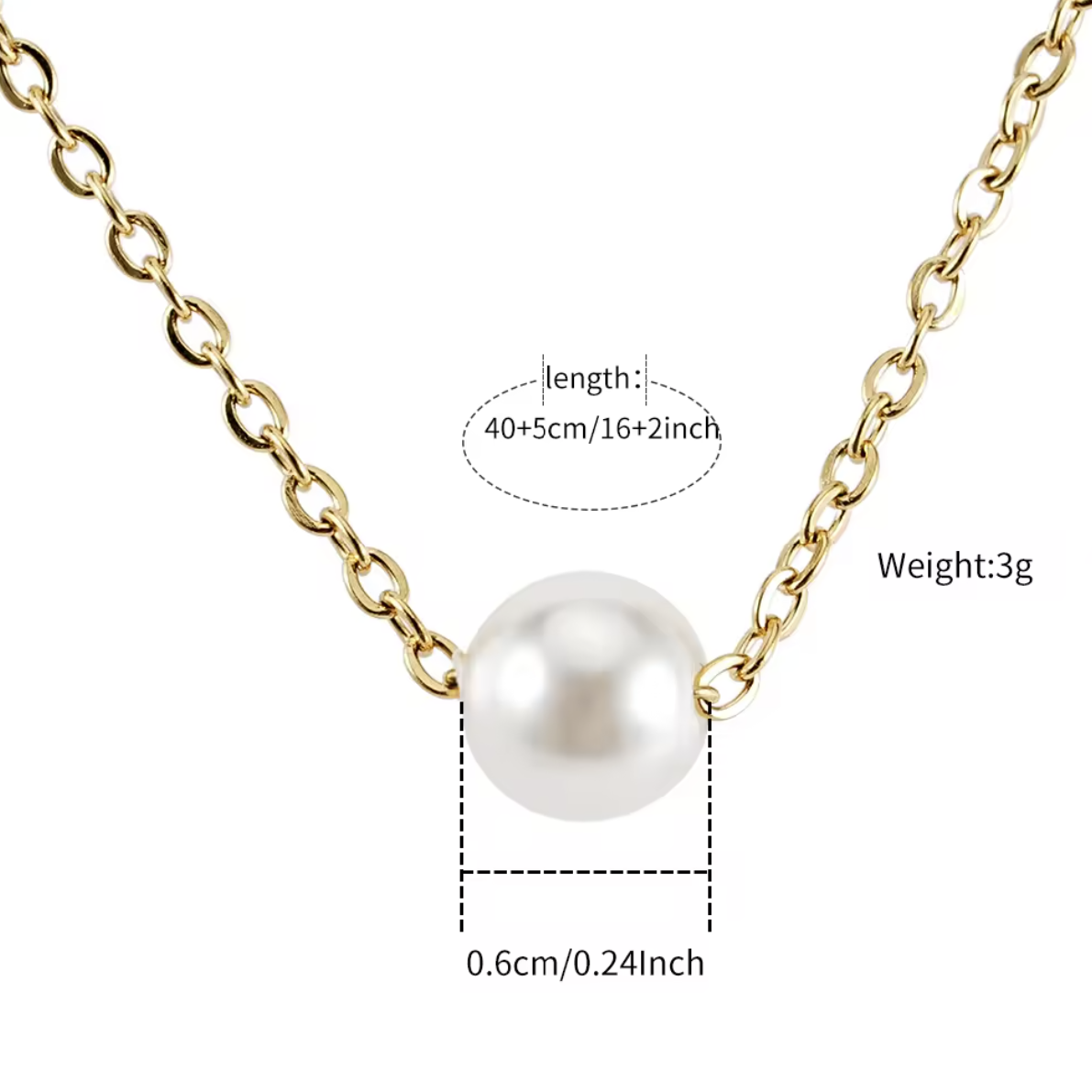 Bamboo Pearl Necklace