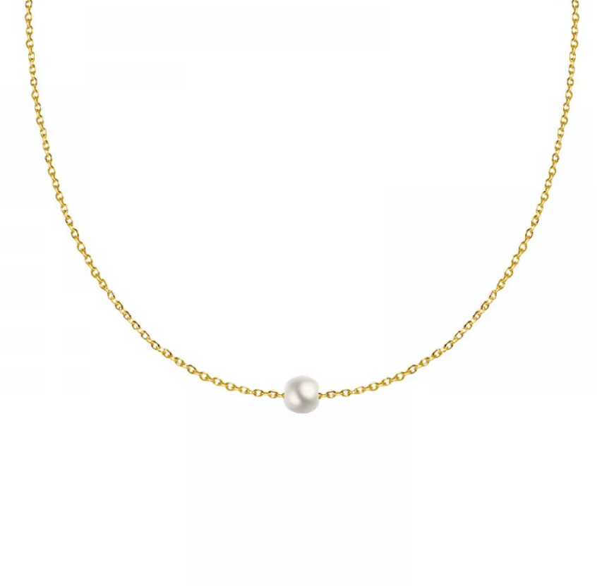 Bamboo Pearl Necklace