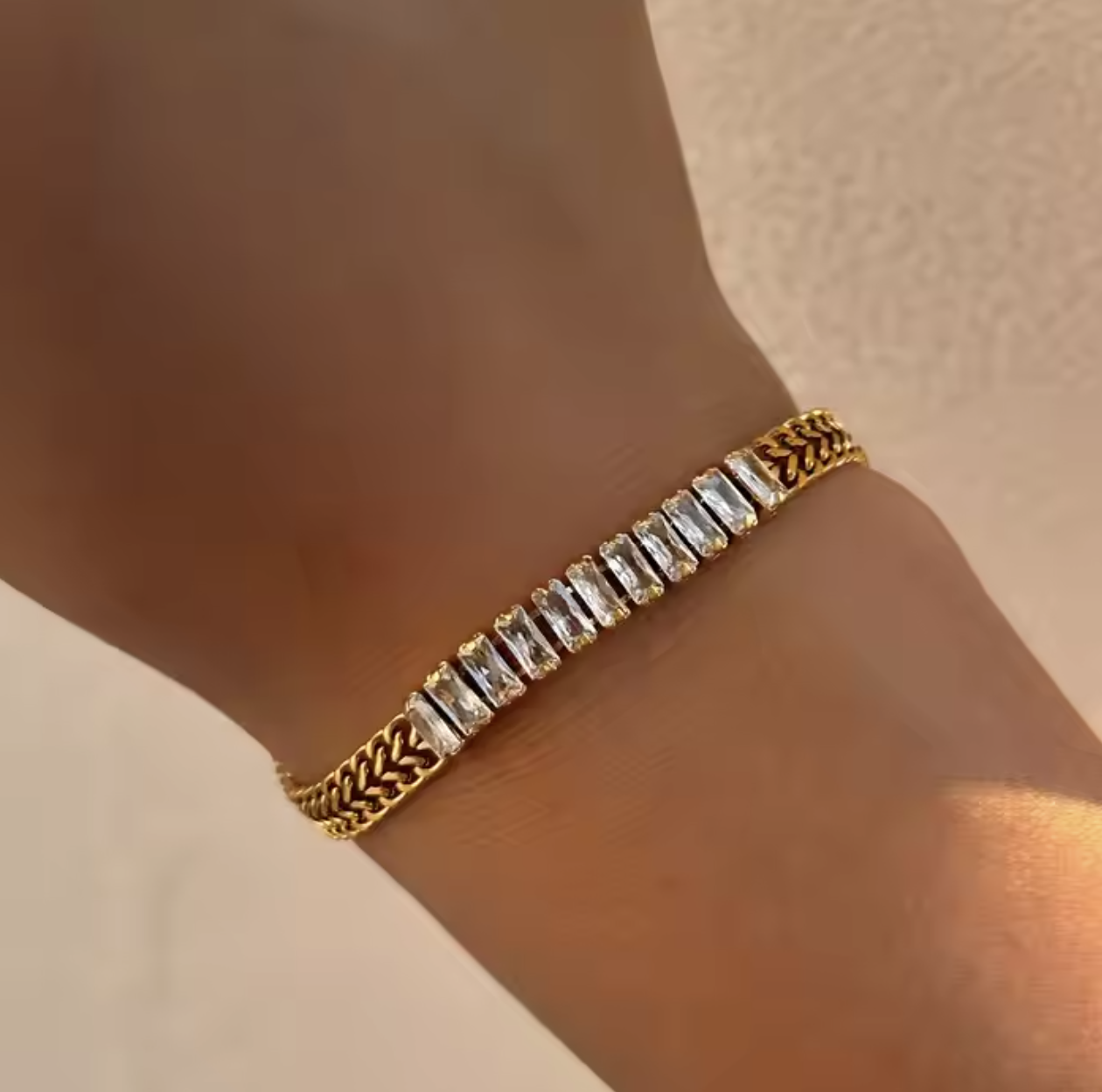 Zircon Cuban Bracelet - VAM Jewelry  